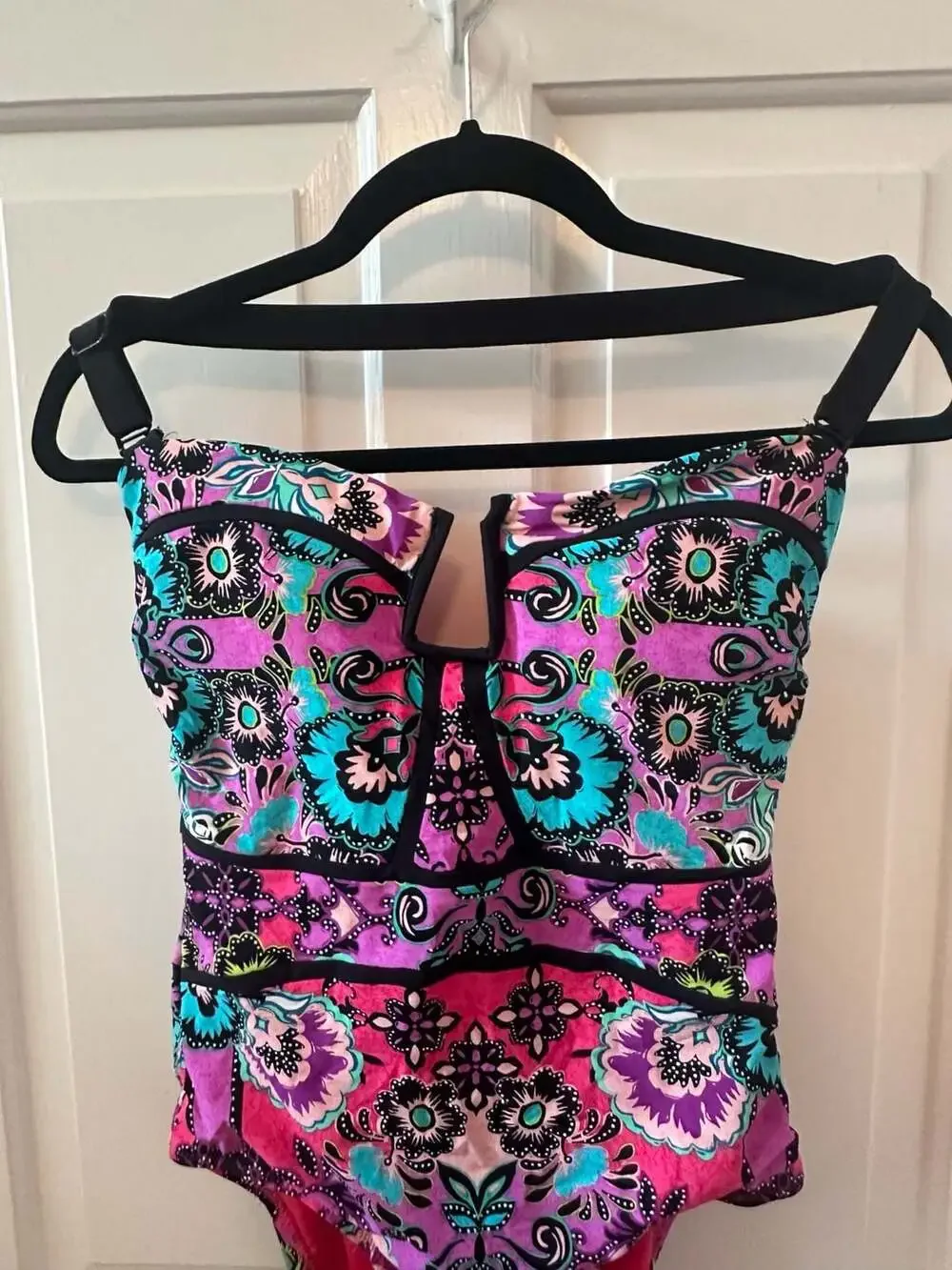 Nanette Lepore Bali Batik Seductress One Piece Swimsuit